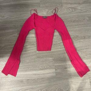 knit crop top